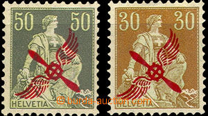 35696 - 1919-20 letecké přetiskové Mi.145, 152, lehká stopa po s