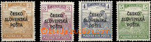 35832 - 1918 Žilina issue, comp. 4 pcs of stamp., Pof.RV137-140, wi