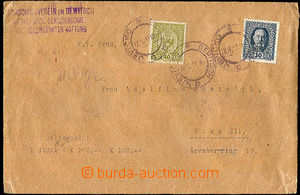 35992 - 1917 money letter for 100 Koruna in/at ordinary. envelope A5