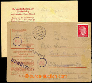 36018 - 1944 C.C. FLOSSENBÜRG letter on/for pre-printed blank form