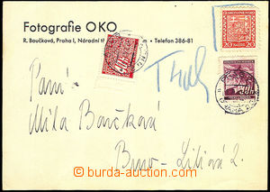 36056 - 1940 commercial PC with Pof.24 and invalidated Czechosl. sta