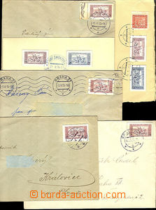 36149 - 1935 Anthem-issue comp. 6 pcs of letters and 1 cut-square w