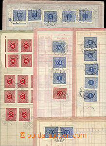 36174 - 1937-38 Definitive issue comp. 5 pcs of accounting sheets A