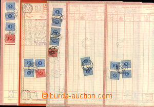 36175 - 1937 Definitive issue comp. 5 pcs of accounting sheets A5 w