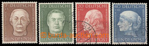36208 - 1954 Mi.200-203, Humanitarian Relief Fund (V.), light postma