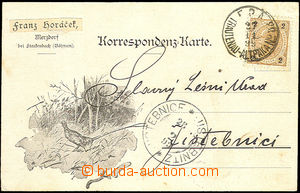 36252 - 1899 cancel. FP TRAUTENAU - ALTPAKA No.83/ 27/11 99 on/for a