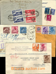 36282 - 1938-48 comp. 5 pcs of entires franked with. mainly postage