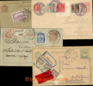 36292 - 1891-1919 comp. 4 pcs of p.stat, 1x letter-card Mi.K15 with