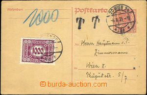 36305 - 1924 inflation PC 200K, Mi.P259 sent in the place, burdened