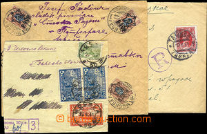 36310 - 1923-31 comp. 3 pcs of letters sent to Czechoslovakia, from