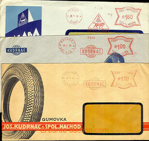 36386 - 1940-41 comp. 3 pcs of envelopes with advertising added prin