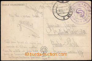 36470 - 1919 postcard from legionnaire from Slovakia to Prague with