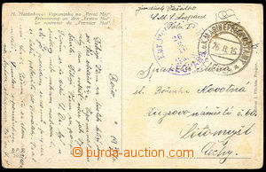 36515 - 1916 S.M.S. LEOPARD violet circular pmk with date 26.2.16 (l