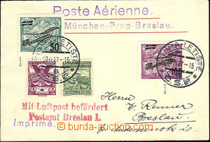 36525 - 1927 II.issue - printed matter sent by 1 flight München -