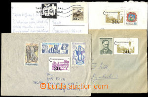 36562 - 1986 4 pcs of entires franked with. i.a. stamps cut from PC