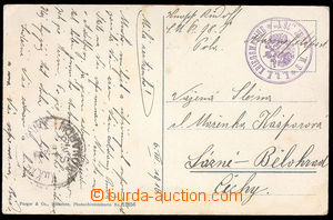 36568 - 1916 S.M. BOOT 78T, round violet postmark with eagle (nice)