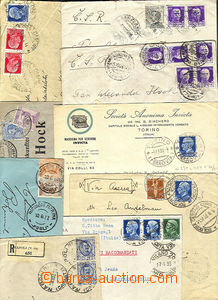 36572 - 1925-39 comp. 10 pcs of letters sent to Czechoslovakia or Bu