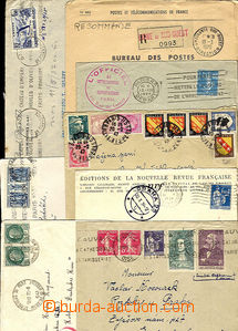 36631 - 1925-70 FRANCE comp. 11 pcs of letters, various franking, a