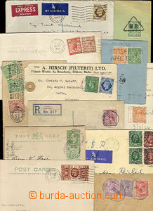 36632 - 1897-1952 comp. 14 pcs of entires, from that 2x address visa