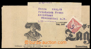 36648 - 1926 more/larger newspaper cut square with address label (Pr