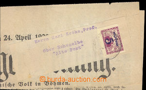 36652 - 1926 more/larger newspaper cut square with address label (Re