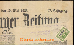 36657 - 1926 more/larger newspaper cut square with address label (Re