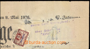 36661 - 1926 more/larger newspaper cut square with address label (Re