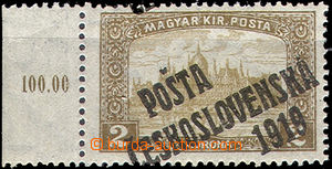 36680 - Pof.115 Parliament with L margin and control-numbers, overp