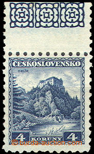 36692 - 1932 Pof.266K Castles, upper decorative coupon, hint on coup