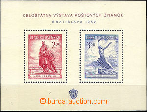36748 - 1952 Pof.A691/692, Exhibition BRATISLAVA, mint never hinged,
