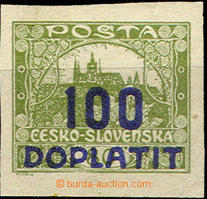 36787 - 1922 Pof.DL24a, Postage Due - overprint issue Hradcany, viol