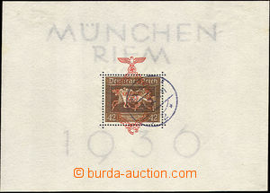36789 - 1937 Mi.649, Block 10 Brown Ribbon, CDS Berlin ?/ 29.8.??, m