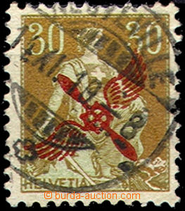 36811 - 1920 Mi.152, Air traffic Basel–Frankfurt a. M., good postm