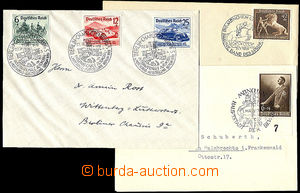 36873 - 1939-41 comp. 7 pcs of philatelic entires with special postm