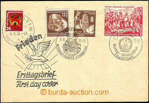 36874 - 1951 philatelic entire with special postmark and mounted sta
