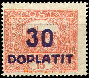 36899 - 1922 1922 Pof.DL29B IIs, Hradchin, 30/15 typ II.,Hinge remna