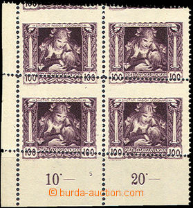 36923 - Pof.31B, corner blk-of-4 with plate mark 5 with significant