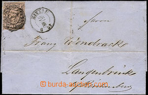 36946 - 1857 folded letter with Mi.9, CDS Zittau/ 26.III. (out of st