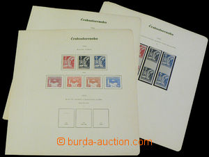 36948 - 1945-48 ČSR II. sbírka na volných albových listech, vš