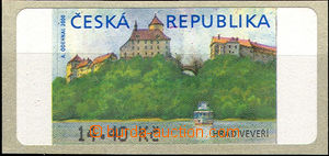 36984 - 2000 Pof.AT1 Veveří (castle), 14,40CZK without *, with pro