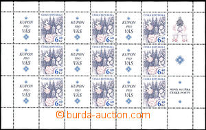 36998 - 2003 Pof.PL354 Rosa above Prague, cut PB shifted ca. about/b