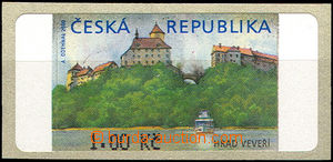 37020 - 2000 Pof.AT1 Veveří (castle), 1,00CZK without *, variant I