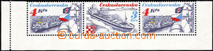 37026 - 1989 Pof.St2889+2888+2889 Marine boating, joined printing st