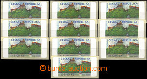 37030 - 2000 Pof.AT1 Veveří (castle), 10 pcs of whole set values w