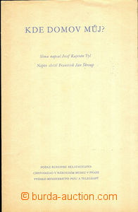37072 - 1934 original folder for miniature sheets Anthem-issue, slig