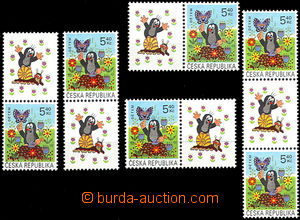 37074 - 2002 Pof.323 For Children-issue, selection of coupons (upper