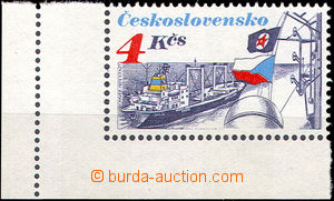 37082 - 1989 Pof.2889B Ships, L the bottom corner piece with margin