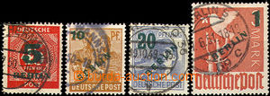 37095 - 1949 Mi.64-67 additional printing Berlin, deeper postmark, g