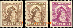 37197 - 1941 Mi.288C+Do, 289C St. Birgitta, 1x small spot in gum, ot