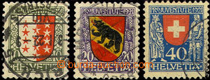 37247 - 1921 Mi.172-74 Pro Juventute, hints labels, good condition,